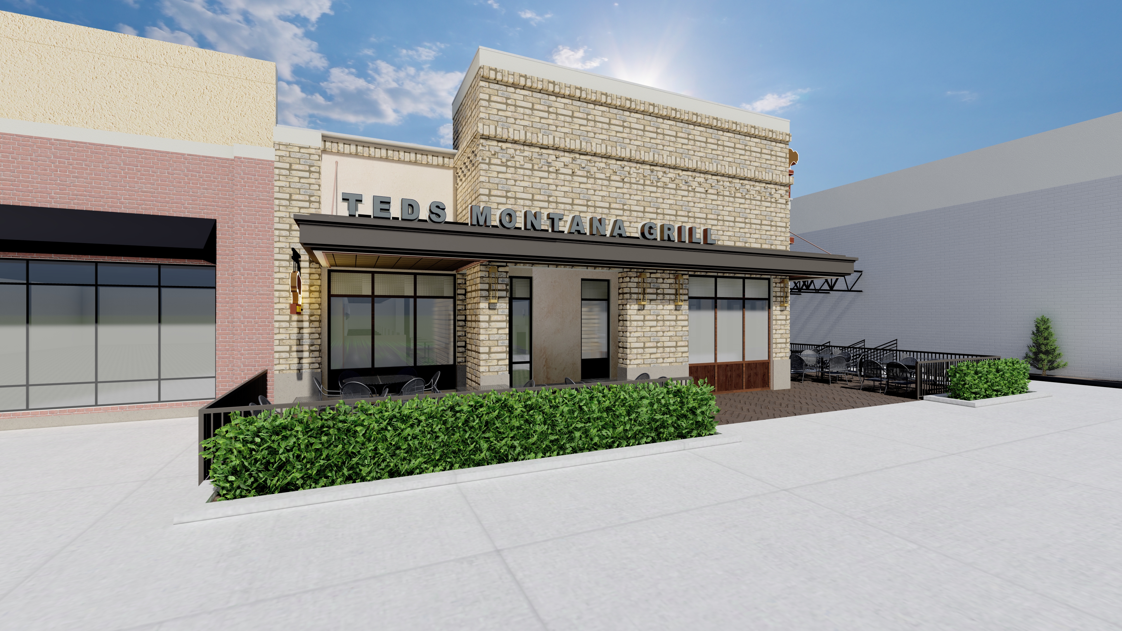 Ted's Montana Grill patio view